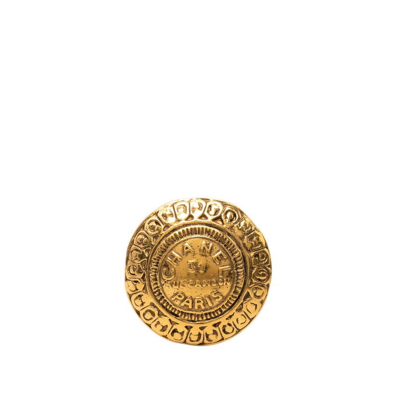 Chanel 31 Rue Cambon Round Brooch, view 1