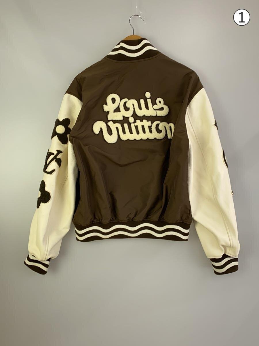 Louis Vuitton Embroidered Varsity Jacket RM242MM BQV HRL05E, view 2