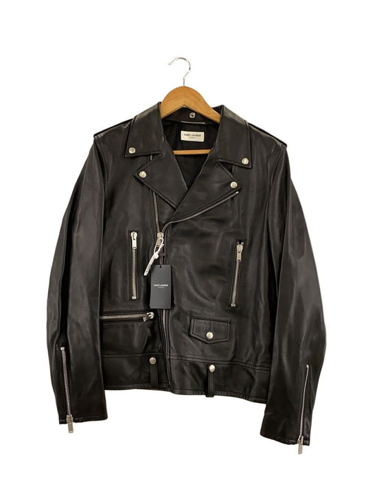 Saint Laurent Paris Black Lambskin Biker Jacket 484284 Y5YA2, view 1