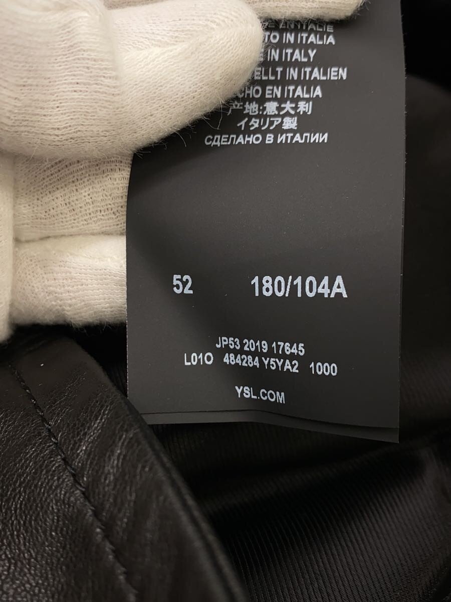 Saint Laurent Paris Black Lambskin Biker Jacket 484284 Y5YA2, view 4