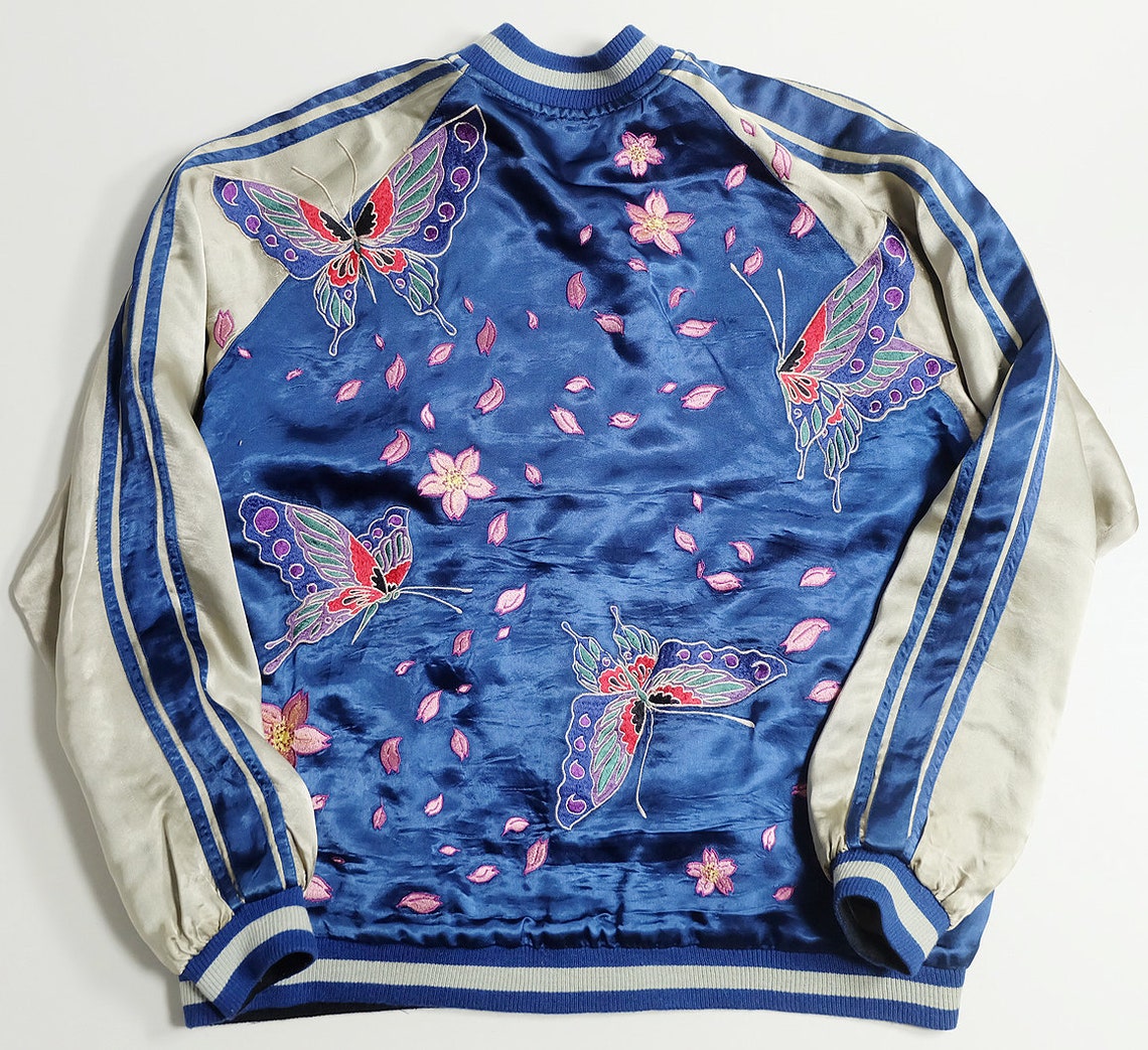 KAWAII Vintage SCRIPT Japanese Cherry Blossoms A la HANAE MORI SAKURA ...