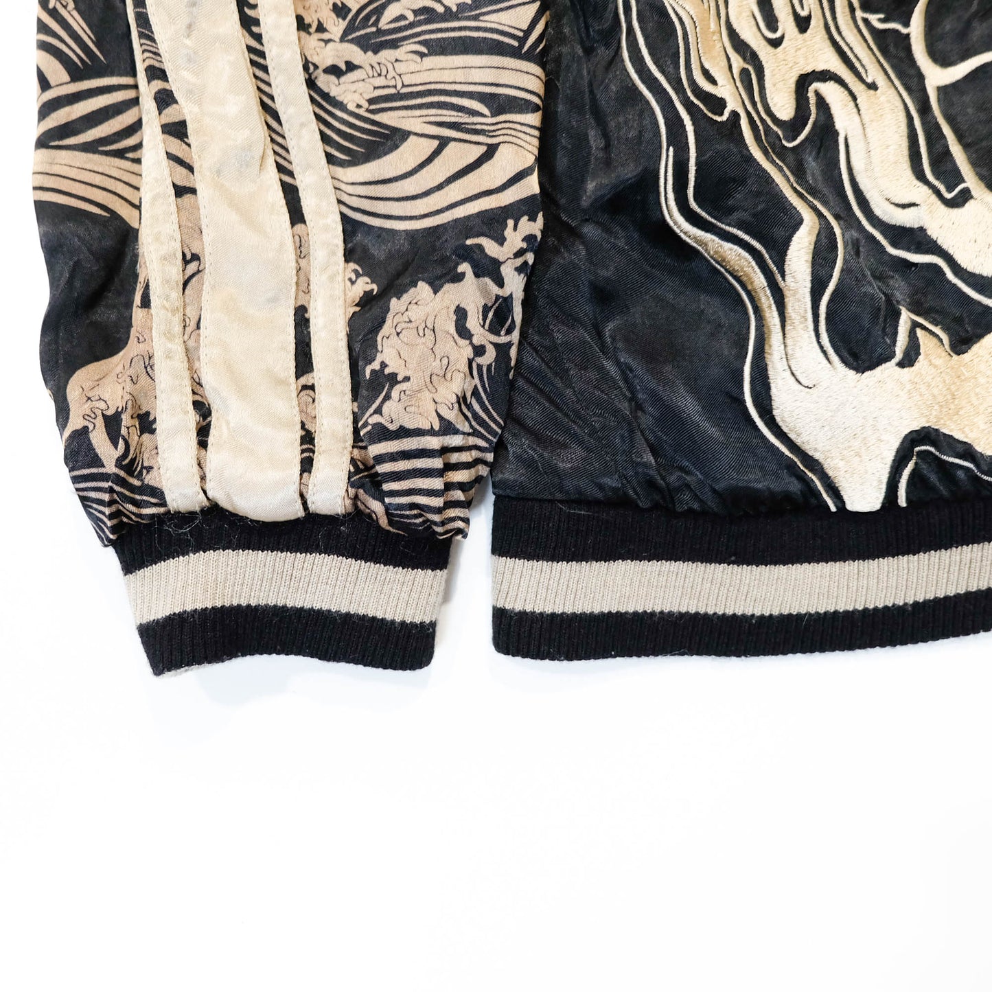 Japanese Classic Script × Wagara Dragon Sukajan Reversible Jacket XL