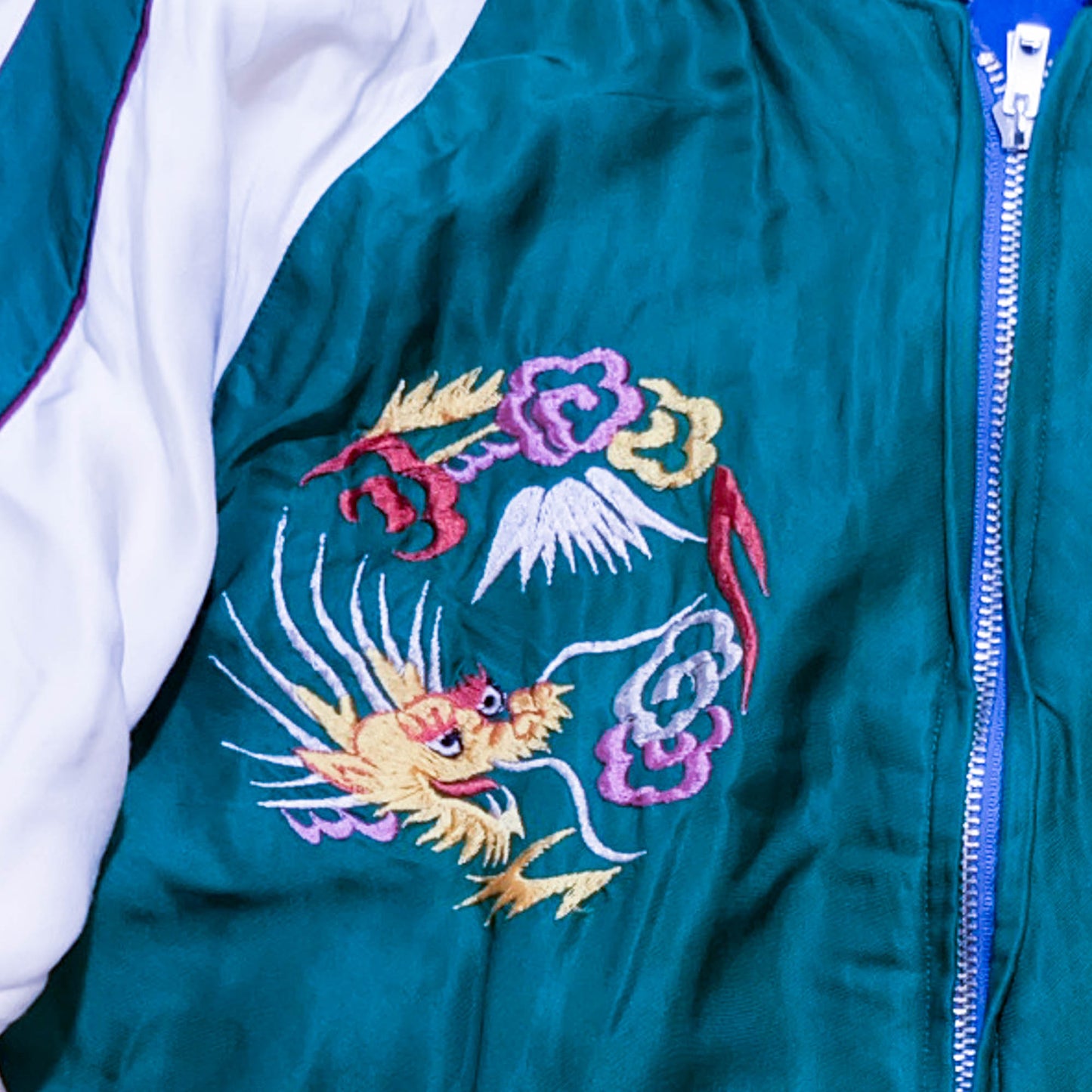 Tailor Toyo Special Edition Sukajan Jacket 67th FTR-Bomb Squadron “Fighting Cocks” Ashiya Japan Reversible Souvenir Jacket Size L