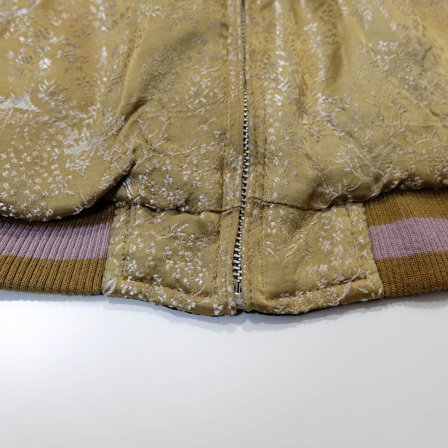 Vintage-Inspired Wagara Embroidered Jacket Featuring Majestic Kujaku Peacock Feathers, Phoenix Bird & Traditional Japanese Textile Art