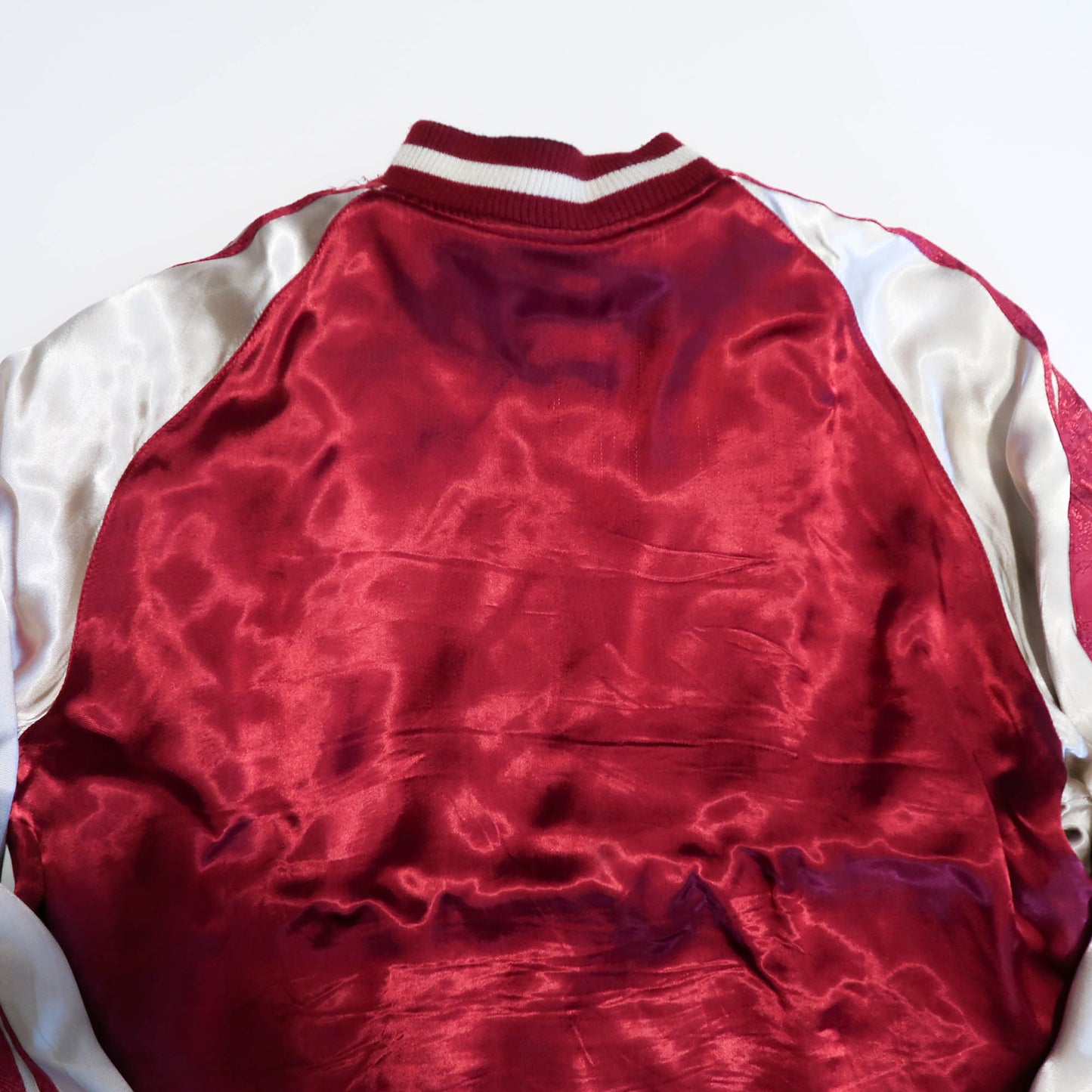 Japanese Sukajan Souvenir Jacket – Koi Carp & Sakura Reversible Embroidered Bomber Jacket