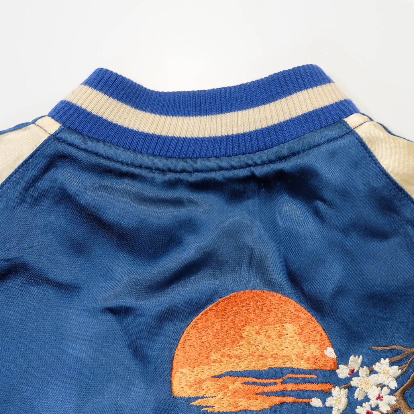 Vintage Japanese Sukajan Souvenir Jacket Reversible Dragon Skull Geisha Wagara Embroidery Yokosuka Bomber Jacket