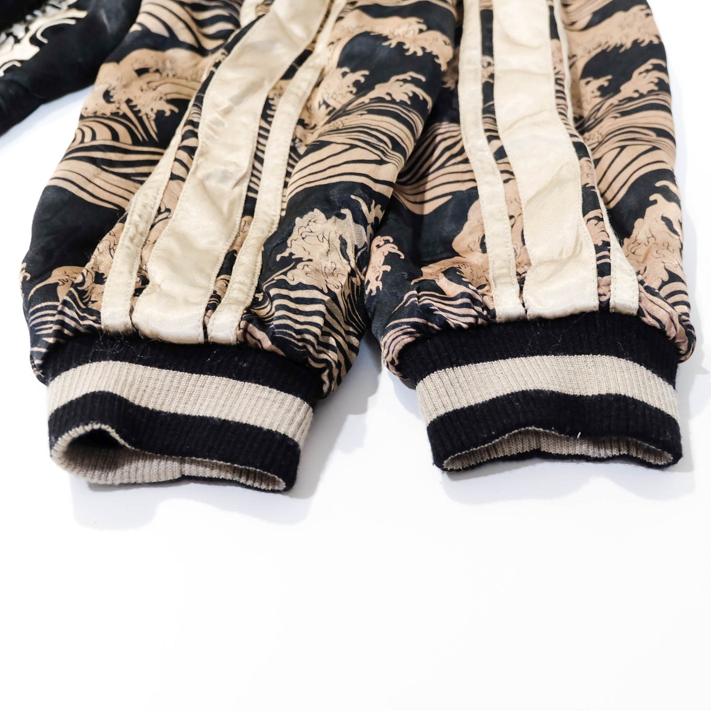 Japanese Classic Script × Wagara Dragon Sukajan Reversible Jacket XL
