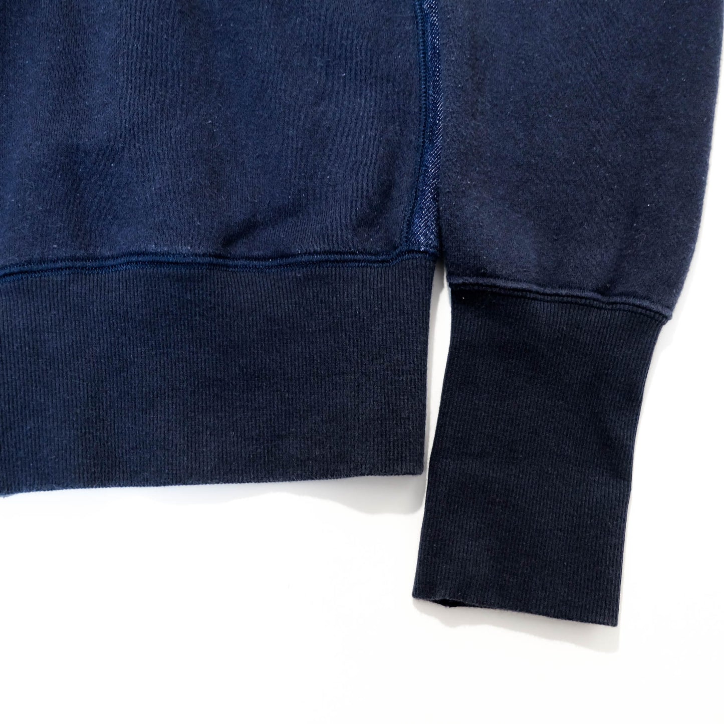 Dope Vintage Atelier Yamane Denim × Sweat Bomber Jacket 100% Design Japan Indigo Wagara Workwear Streetwear Size 38