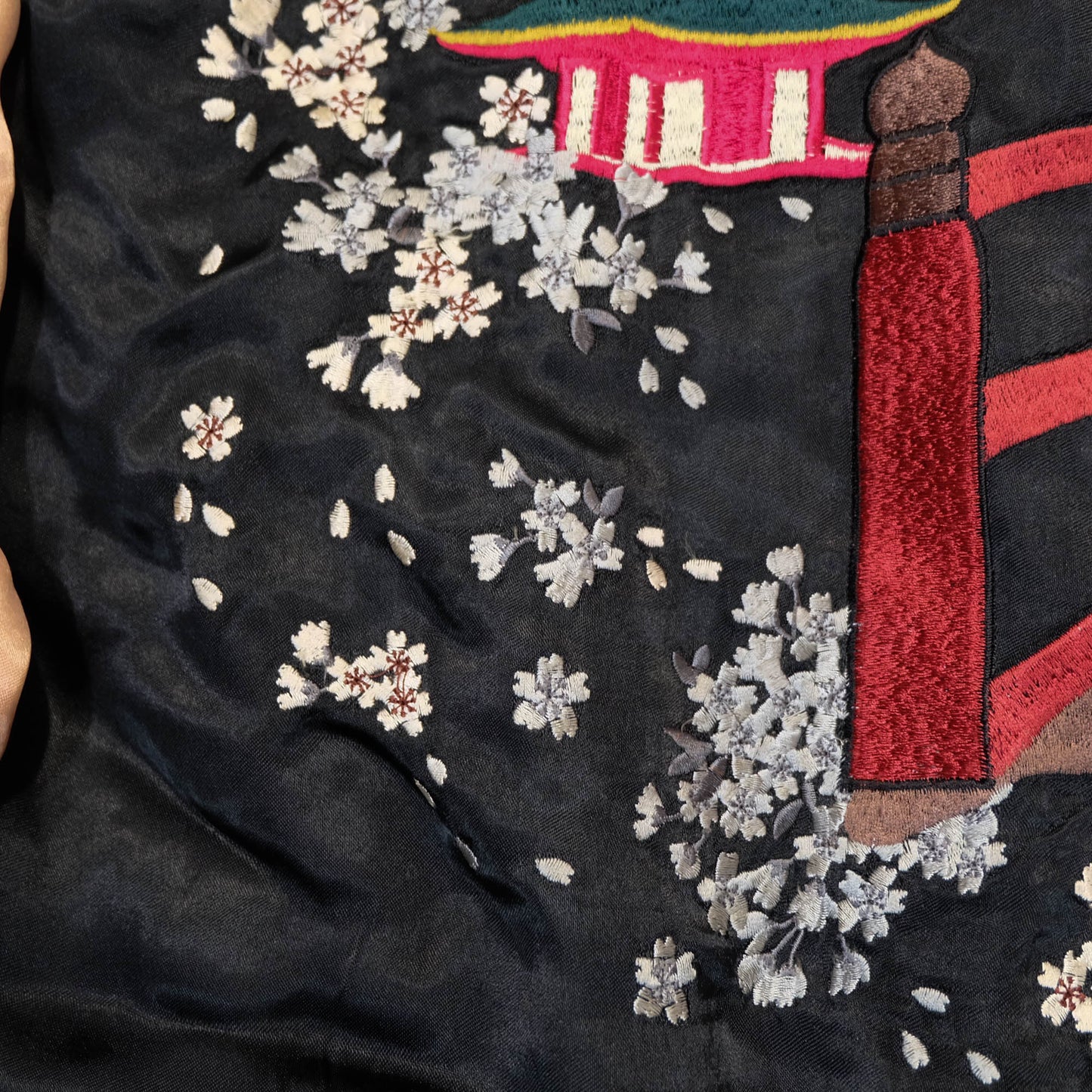 Vintage Japanese Sukajan Souvenir Jacket Reversible Dragon Skull Geisha Wagara Embroidery Yokosuka Bomber Jacket