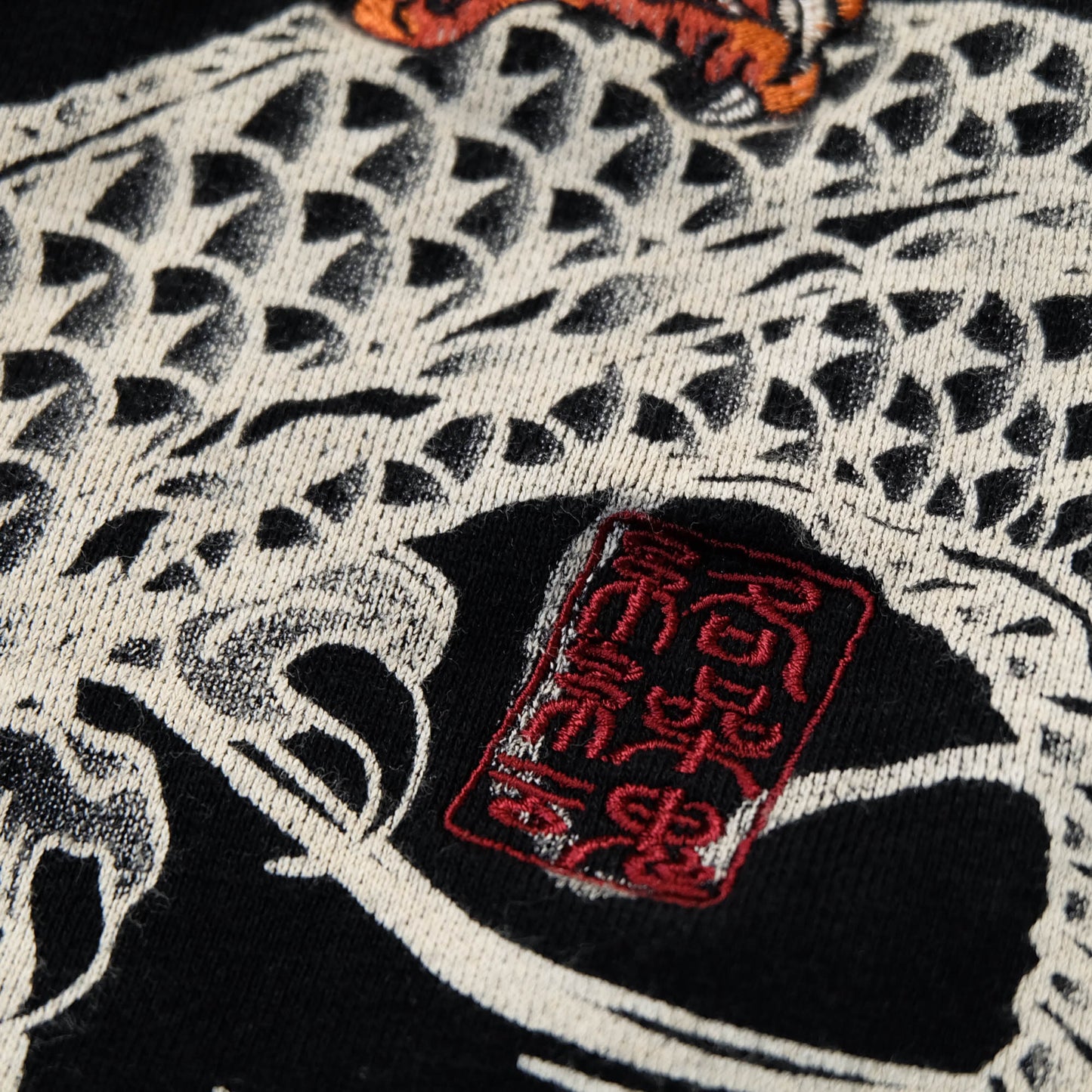 Karakuri Tamashi Japanese Dragon & Shōki Hoodie Jacket