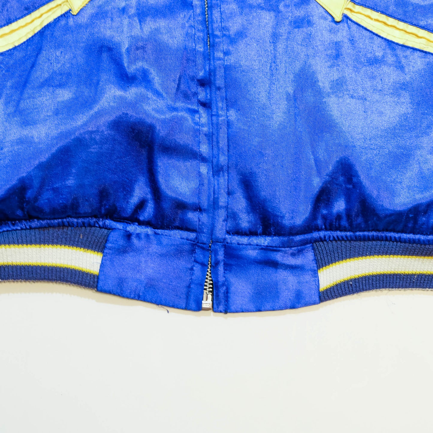 Hoshihime Style Reversible Sukajan Jacket | Blue Dragon Embroidery Japanese Souvenir Bomber Jacket