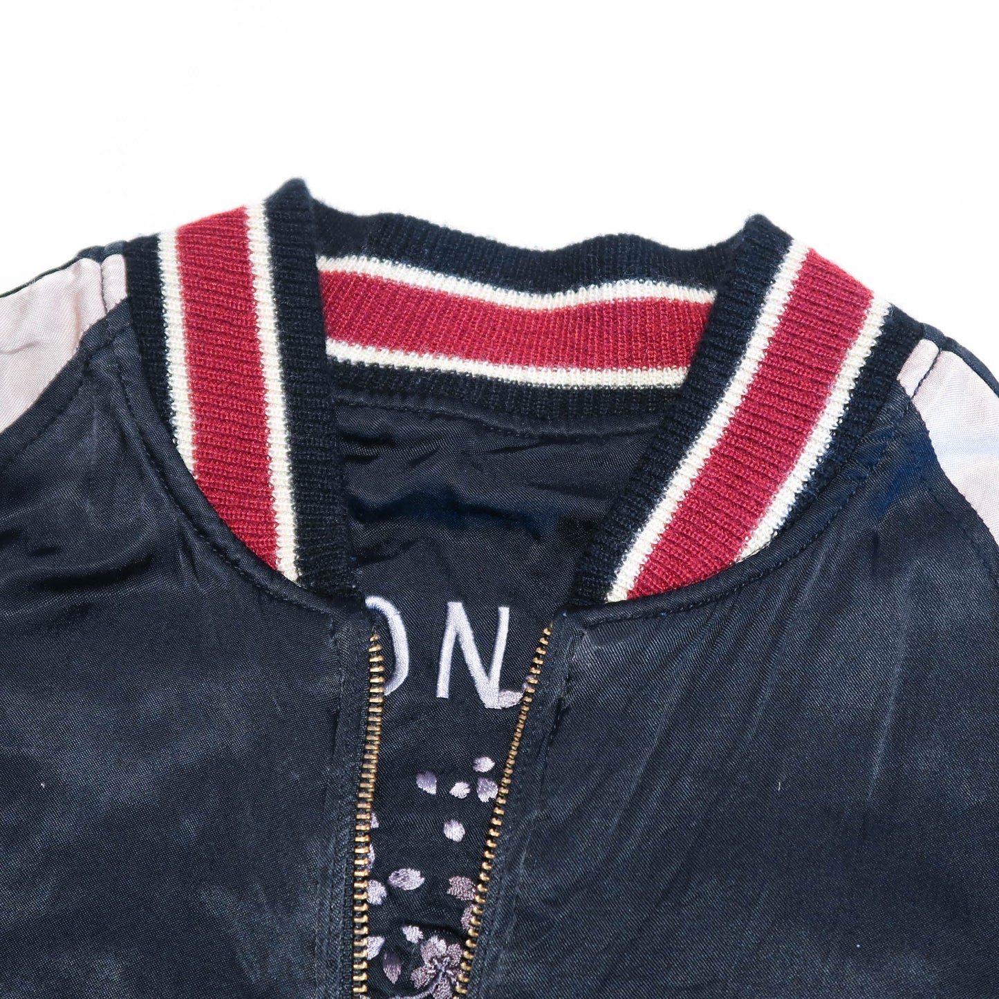Vintage Dragon Island Japan Embroidered Sukajan Jacket | Reversible Dragon Souvenir Bomber Jacket