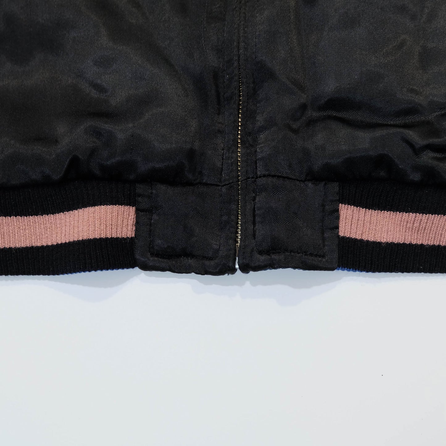 Vintage Japanese Sukajan Souvenir Jacket Reversible Dragon Skull Geisha Wagara Embroidery Yokosuka Bomber Jacket