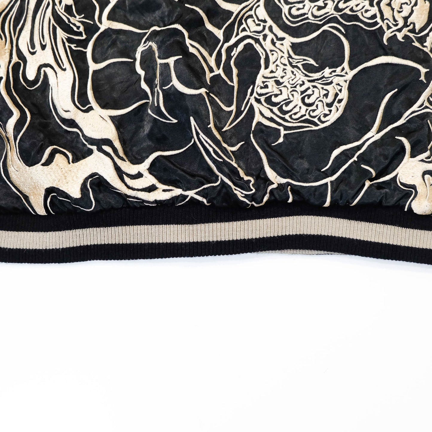 Japanese Classic Script × Wagara Dragon Sukajan Reversible Jacket XL