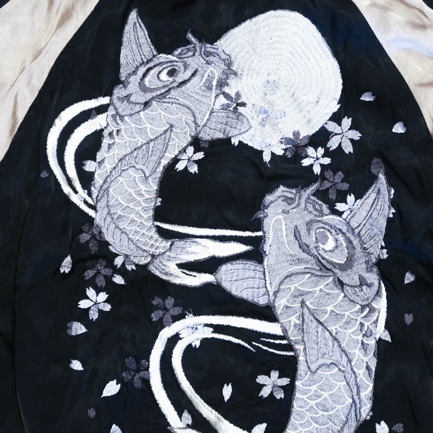 Vintage Dragon Island Japan Embroidered Sukajan Jacket | Reversible Dragon Souvenir Bomber Jacket