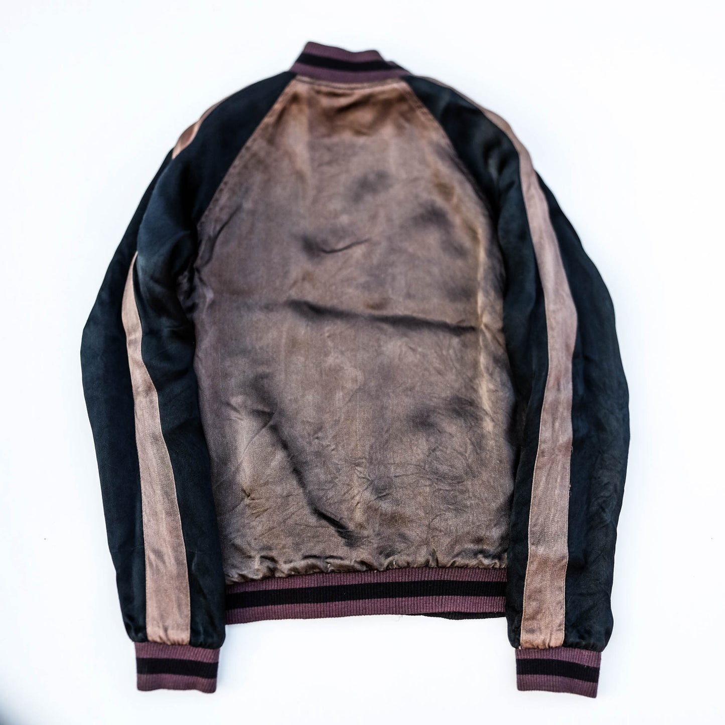 JUNK STAR Skull Monk Priest Cross Embroidery Sukajan Jacket XS | Japanese Streetwear Souvenir Jacket
