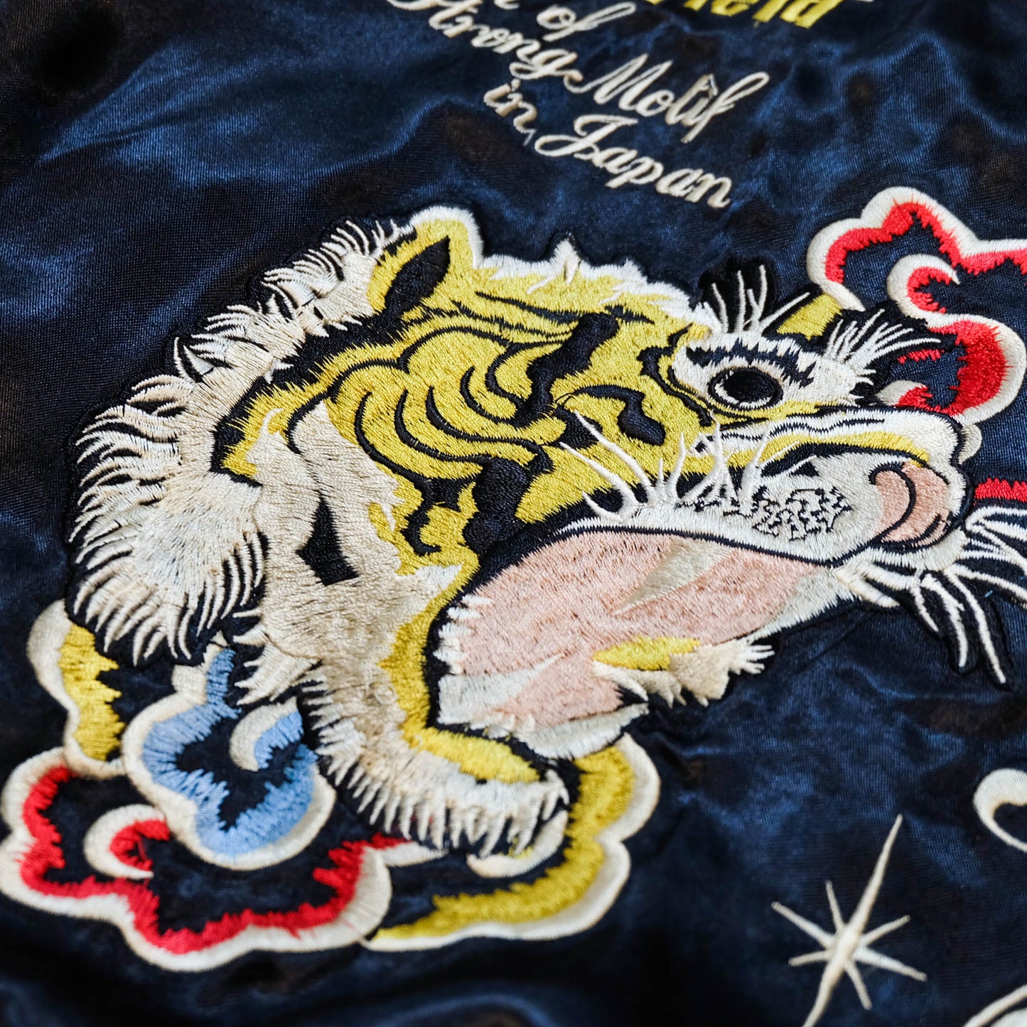 Vintage Japanese Sukajan Jacket Velvet Bomber | Skull Tiger Dragon Hot Rod Embroidery Streetwear Jacket Size S-M