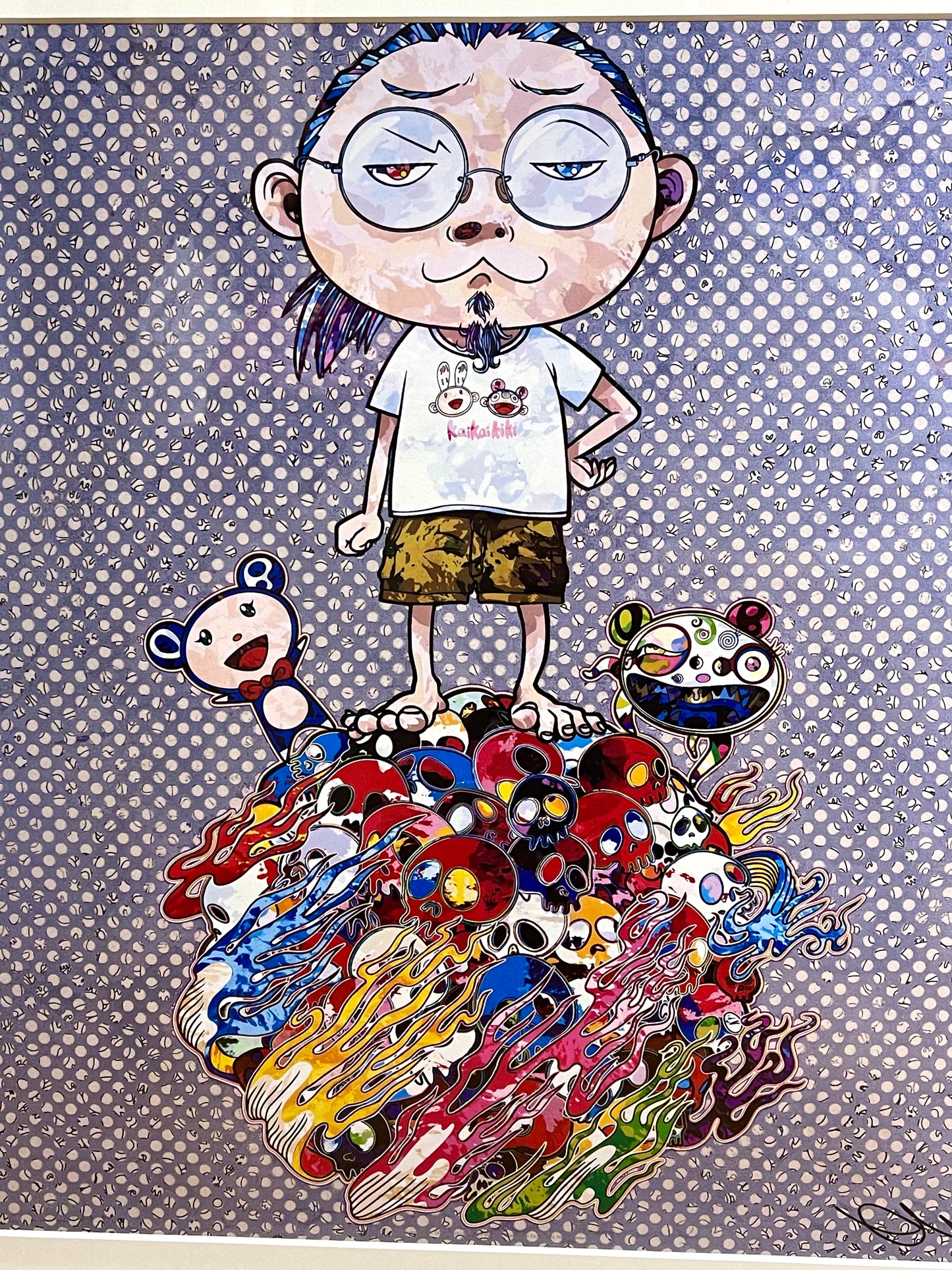 Authentic Framed Takashi Murakami Kaikaikiki "Kaikai to Kiki to Boku" Litho Signed Poster Print 300 ED