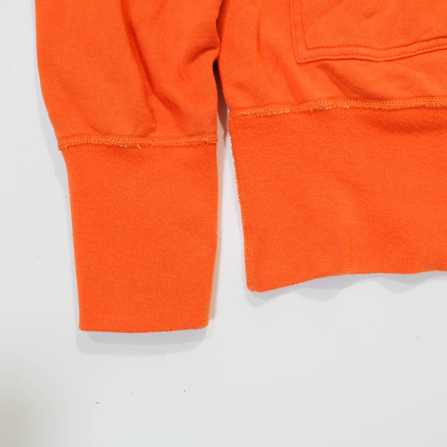 Vintage Amekaji Hidehiko Yamane EVISU Orange Hoodie Parka Jacket