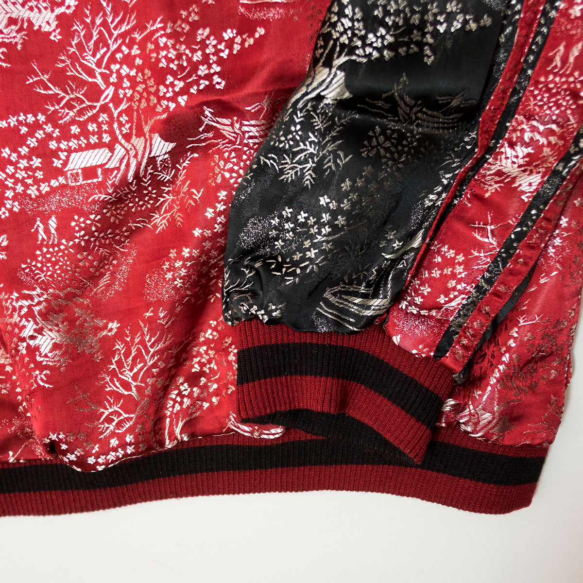 Ukiyo-e Nebuta Style Reversible Sukajan Jacket Size L | Japanese Art Embroidered Souvenir Bomber