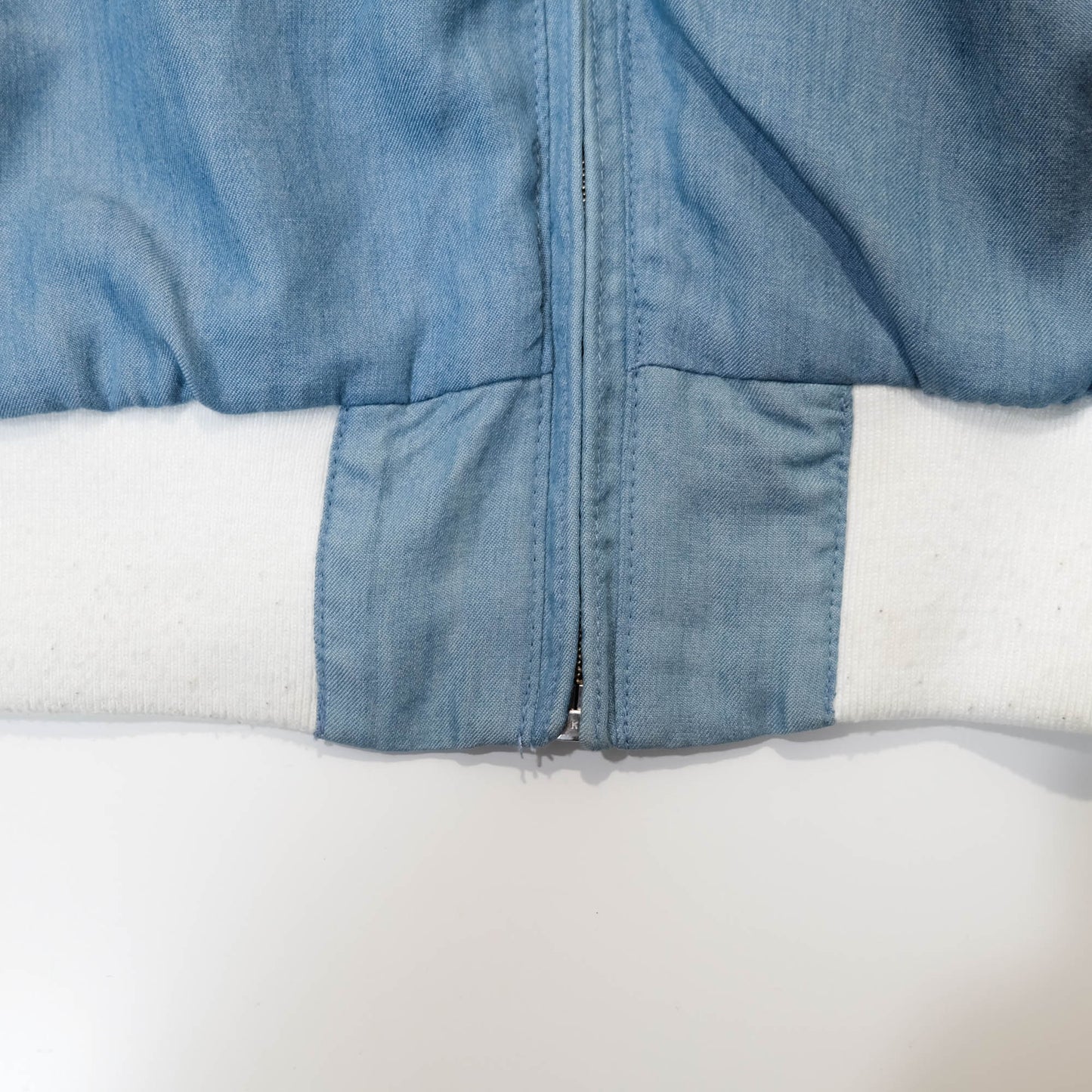 Minimalist Wagara Streetwear Jacket Featuring White Embroidered Tiger Artwork & Classic Japan Souvenir Style