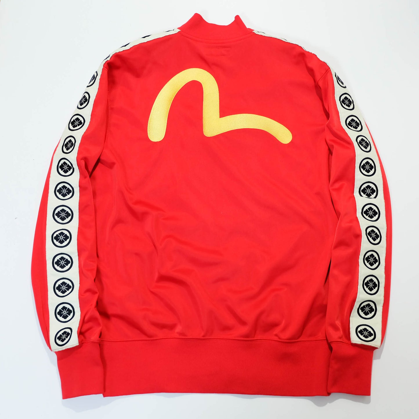 EVISU Yamane Vintage Track Jacket Evisu Osaka Japan Sukajan Style Komainu Crest Seagull Embroidery Japanese Streetwear