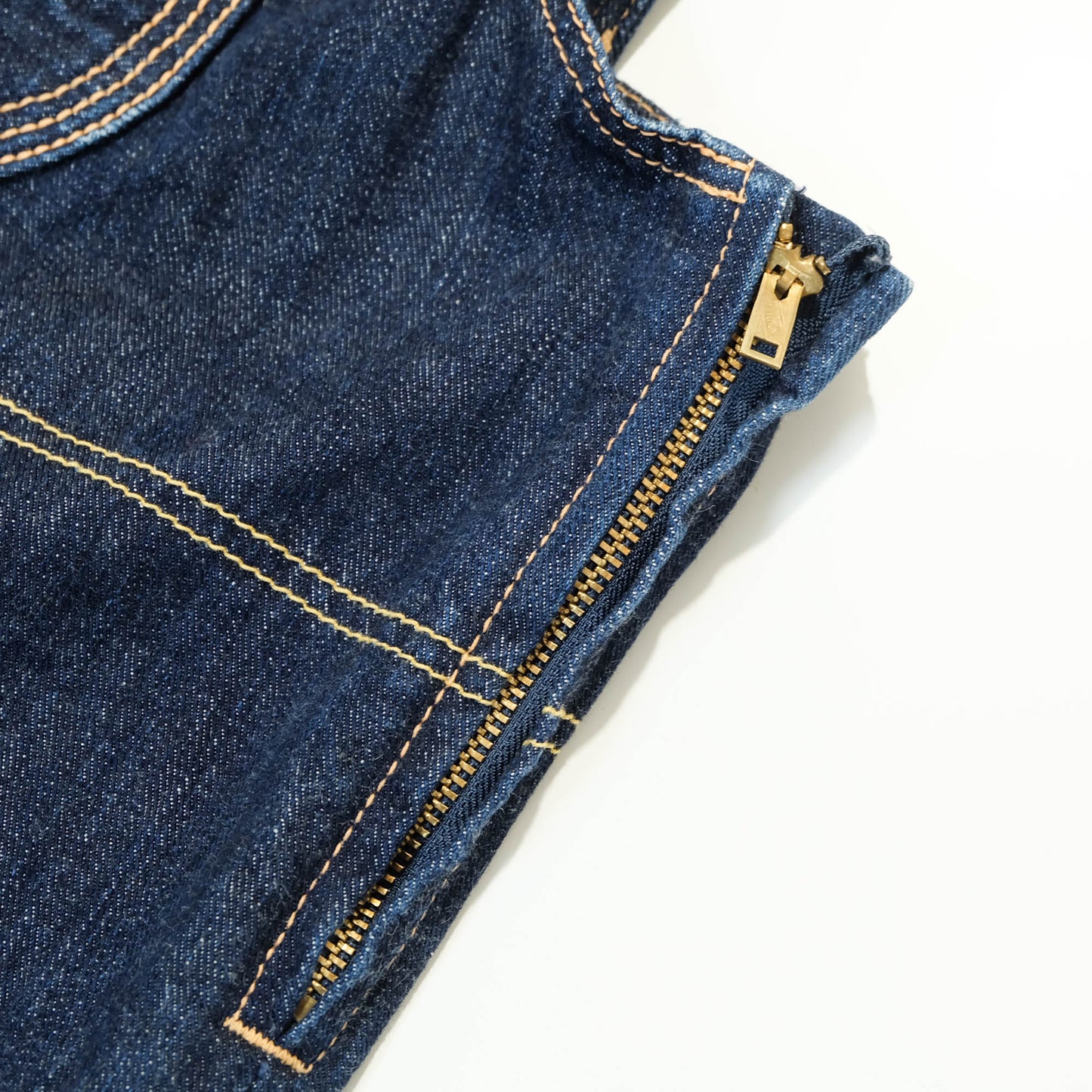 EVISU Donna Vintage Japanese Denim Overalls Dress One Piece Wagara Denim Skirt Selvedge Jeans Harajuku Streetwear