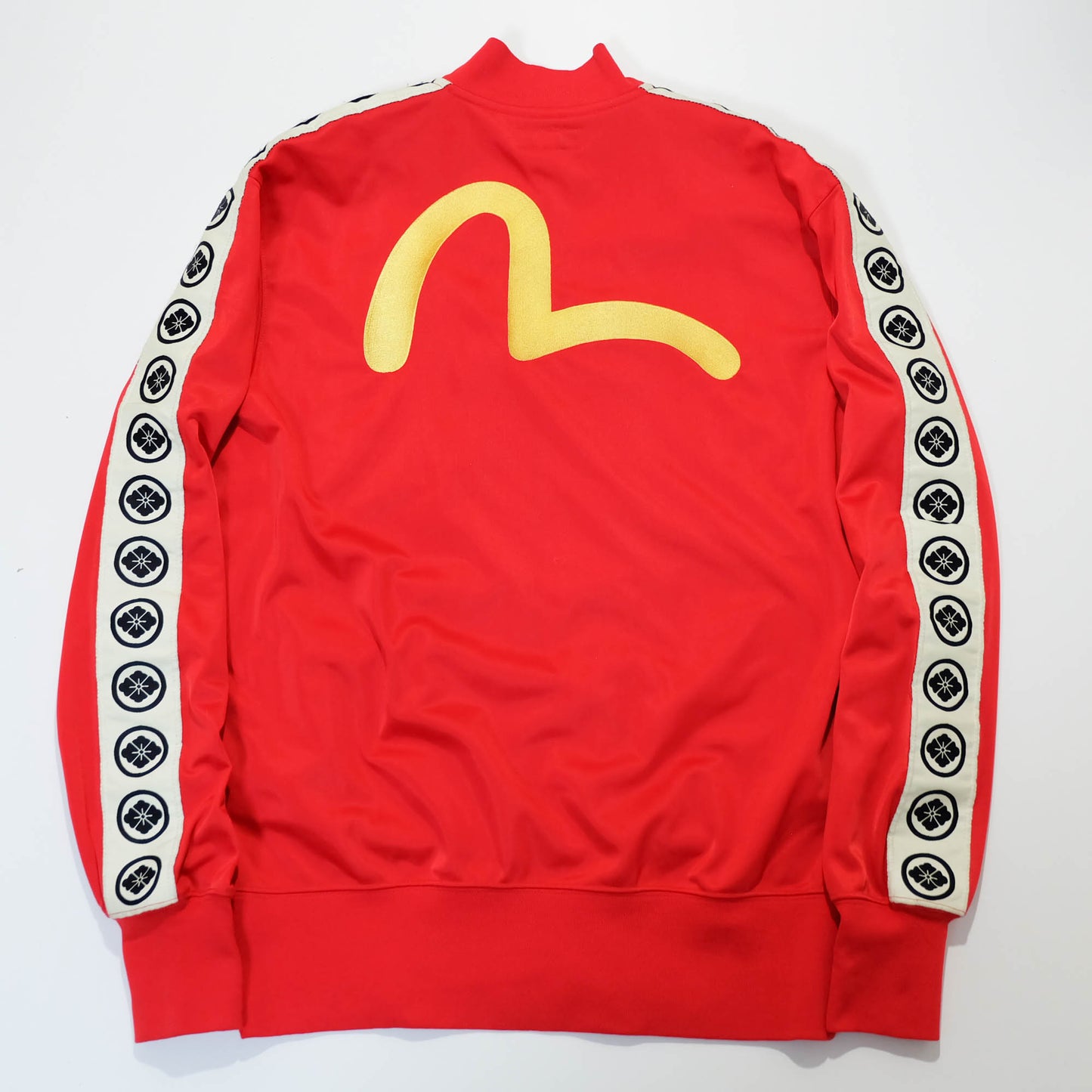 EVISU Yamane Vintage Track Jacket Evisu Osaka Japan Sukajan Style Komainu Crest Seagull Embroidery Japanese Streetwear