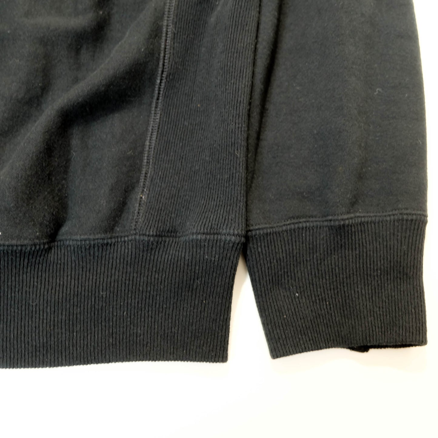 EVISU Yamane Vintage Zip Hoodie Seagull Anchor Logo Japanese Streetwear Sweatshirt Black Full Zip Hooded Jacket