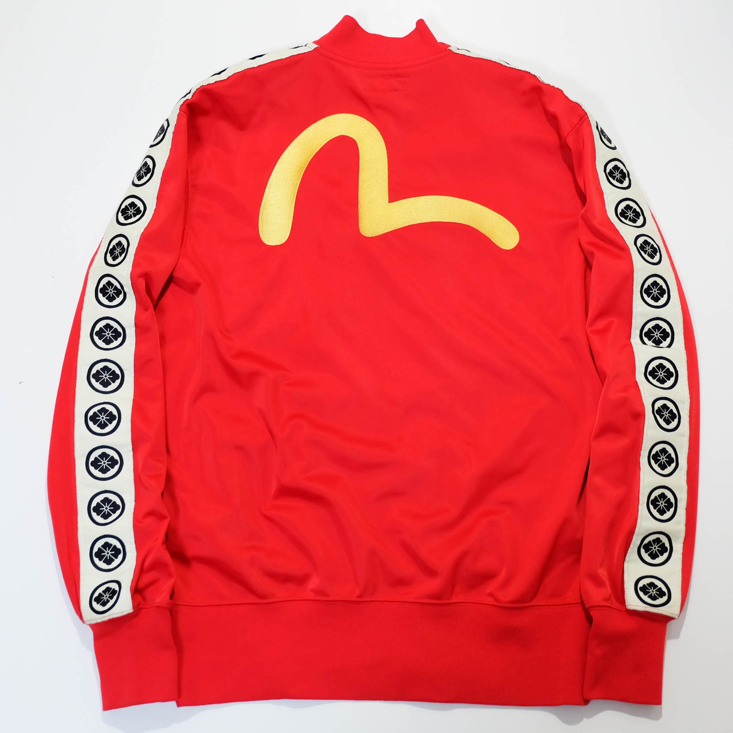 EVISU Yamane Vintage Track Jacket Evisu Osaka Japan Sukajan Style Komainu Crest Seagull Embroidery Japanese Streetwear