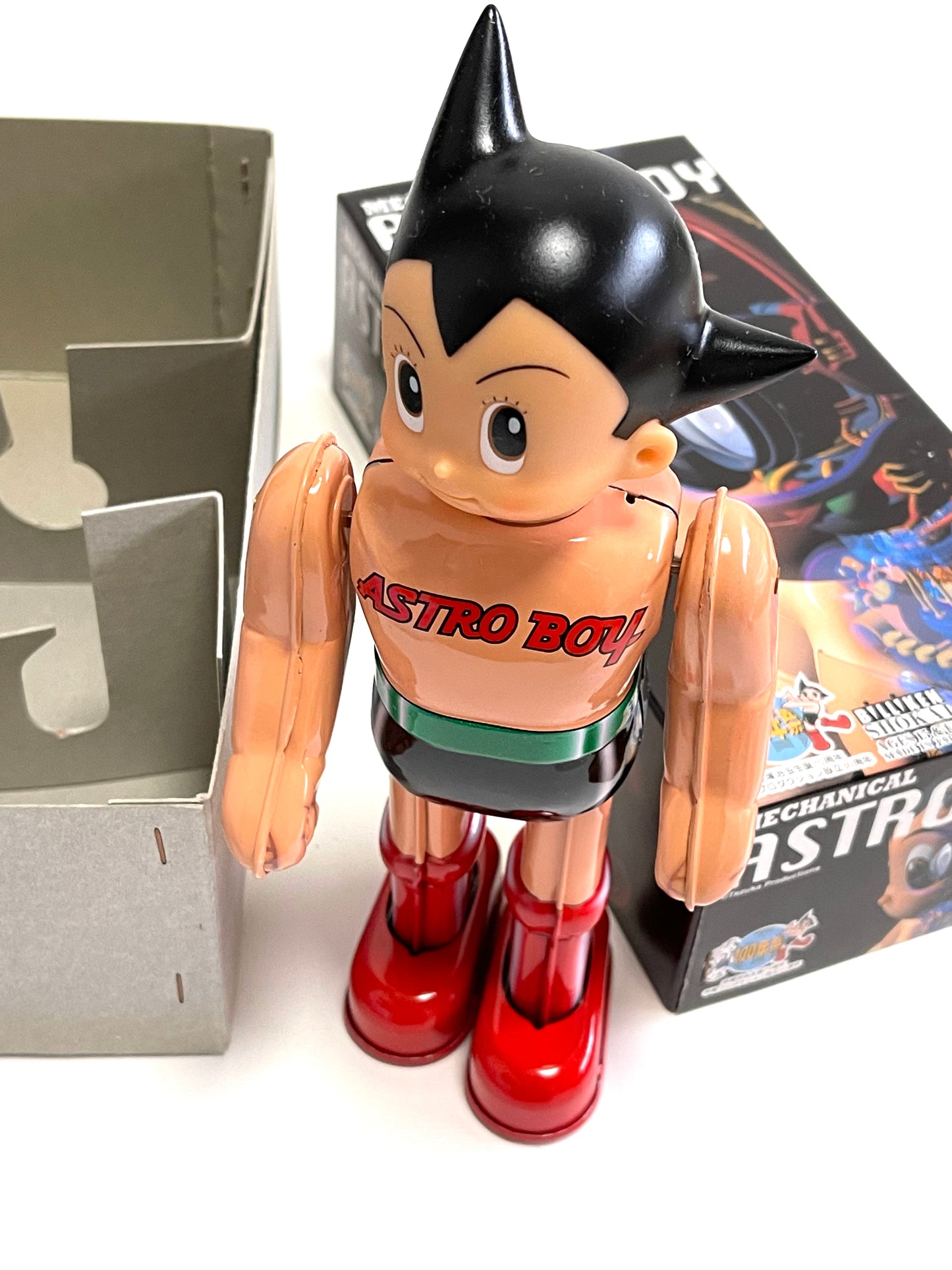 Billiken Shokai Japanese Retro Anime Astroboy Tezuka Osamu Productions Tetsuwan Atom Mechanical Action Tin Toy