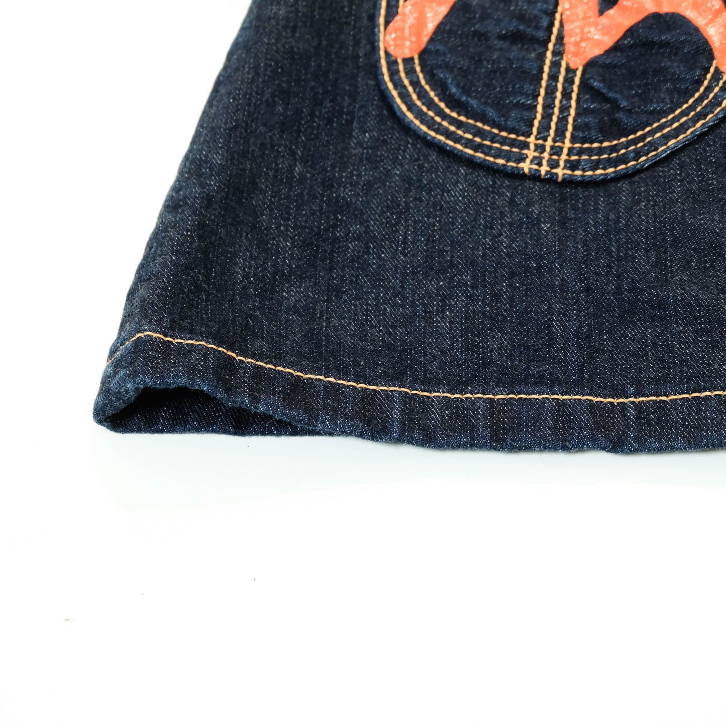 EVISU Donna Vintage Japanese Denim Overalls Dress One Piece Wagara Denim Skirt Selvedge Jeans Harajuku Streetwear