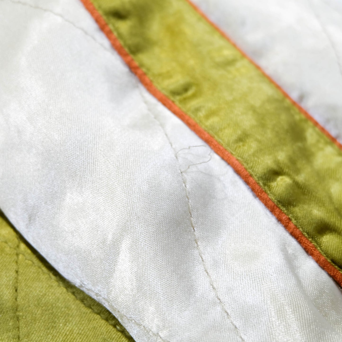 Kula Eternal Sukajan Jacket Reversible Japanese Souvenir Jacket Crane Koi Fish Wisteria Embroidery Size M