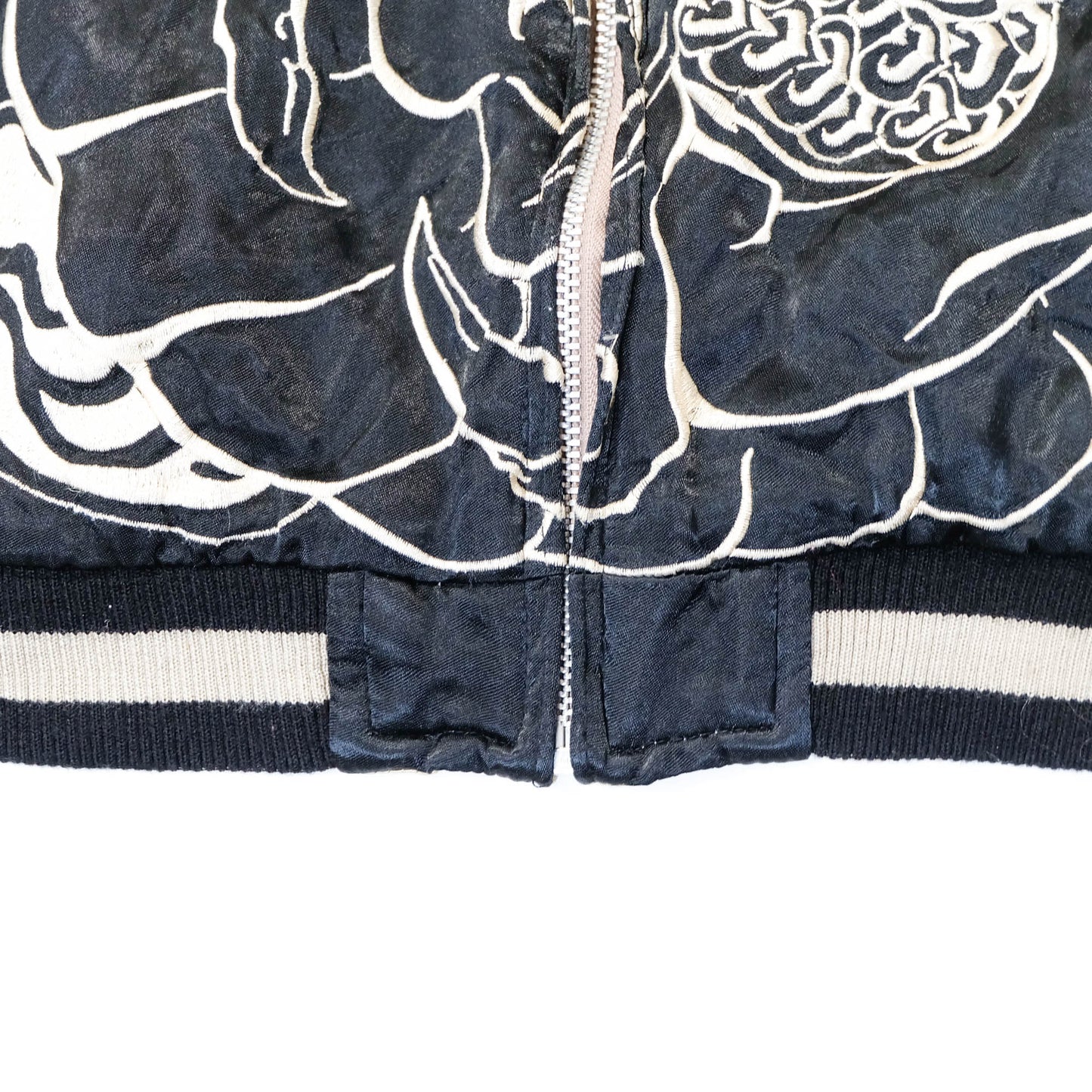 Japanese Classic Script × Wagara Dragon Sukajan Reversible Jacket XL