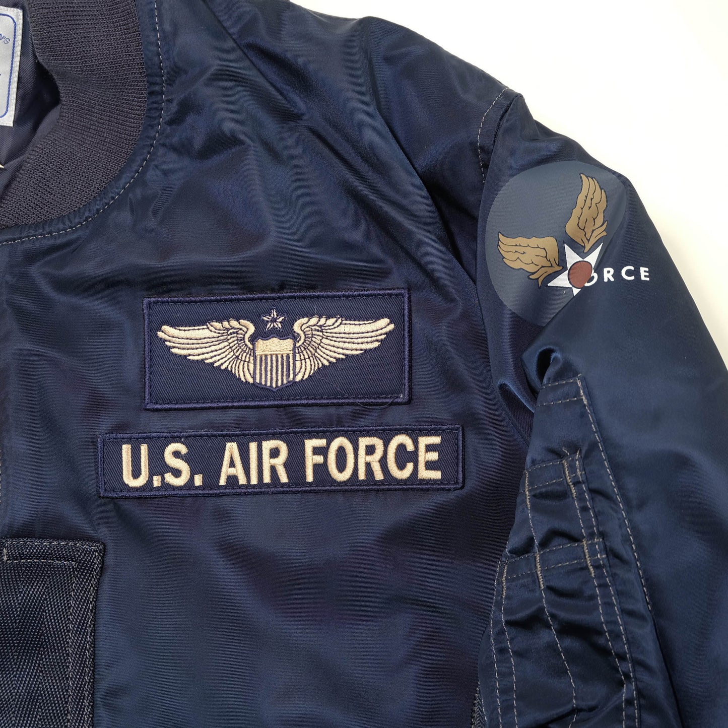 Tedman / TED COMPANY MA-1 Flight Jacket – Devil Angels 1997 Bomber Jacket USAF Lucky Clothing Branch