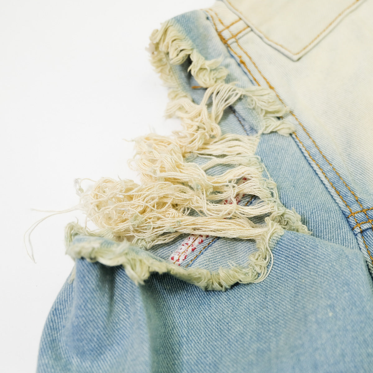 Ladies Pop Art Comic Distressed Denim Jacket Size L | Cutout Shoulder Bleached Jean Jacket Statement Graphic Back