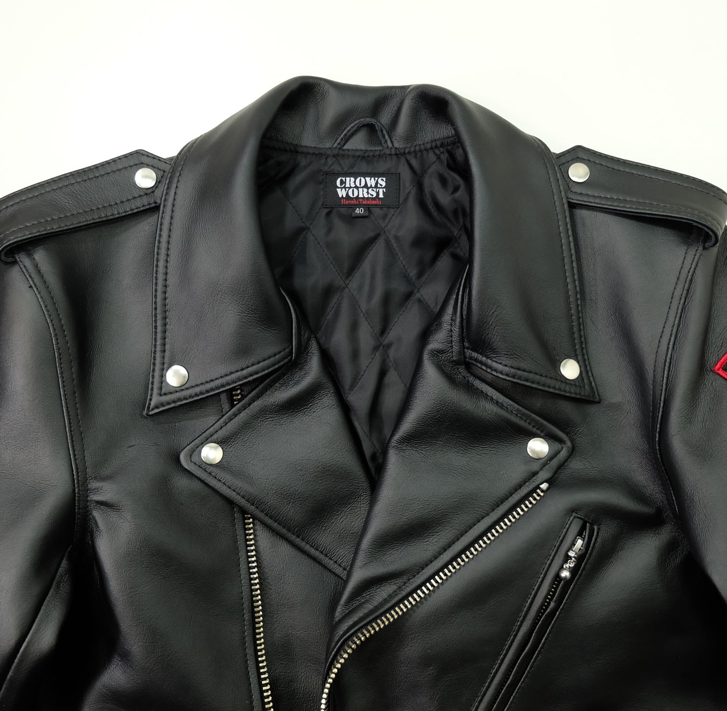 CROWS × WORST T.F.O.A The Front of Armament Leather Riders Jacket Size 38- M – Hiroshi Takahashi 武装戦線 Japanese Biker Bosozoku Manga Jacket