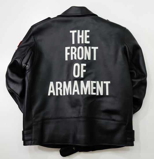 CROWS × WORST T.F.O.A The Front of Armament Leather Riders Jacket Size 38- M – Hiroshi Takahashi 武装戦線 Japanese Biker Bosozoku Manga Jacket
