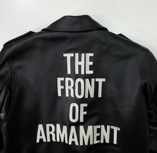 CROWS × WORST T.F.O.A The Front of Armament Leather Riders Jacket Size 38- M – Hiroshi Takahashi 武装戦線 Japanese Biker Bosozoku Manga Jacket