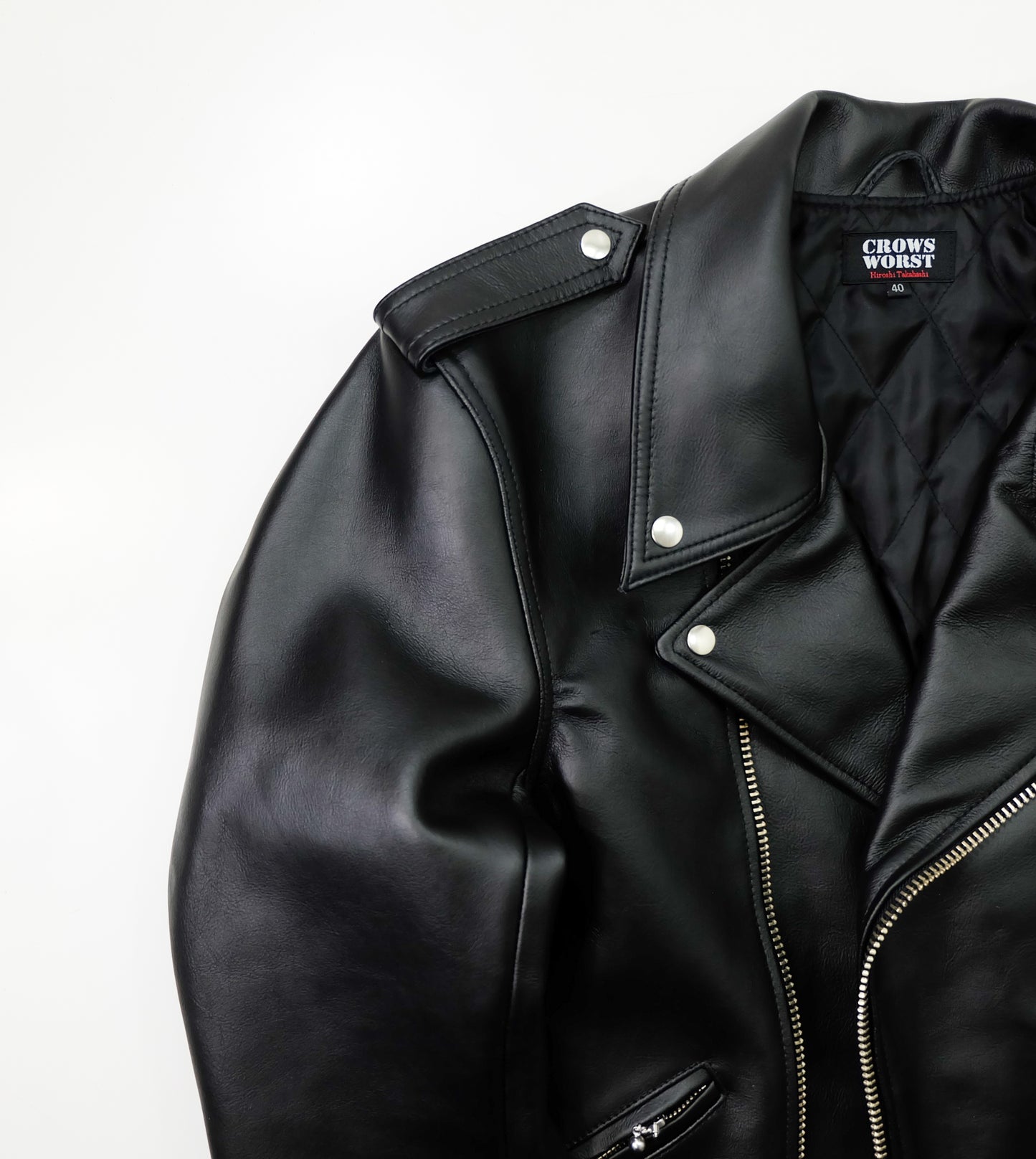CROWS × WORST T.F.O.A The Front of Armament Leather Riders Jacket Size 38- M – Hiroshi Takahashi 武装戦線 Japanese Biker Bosozoku Manga Jacket