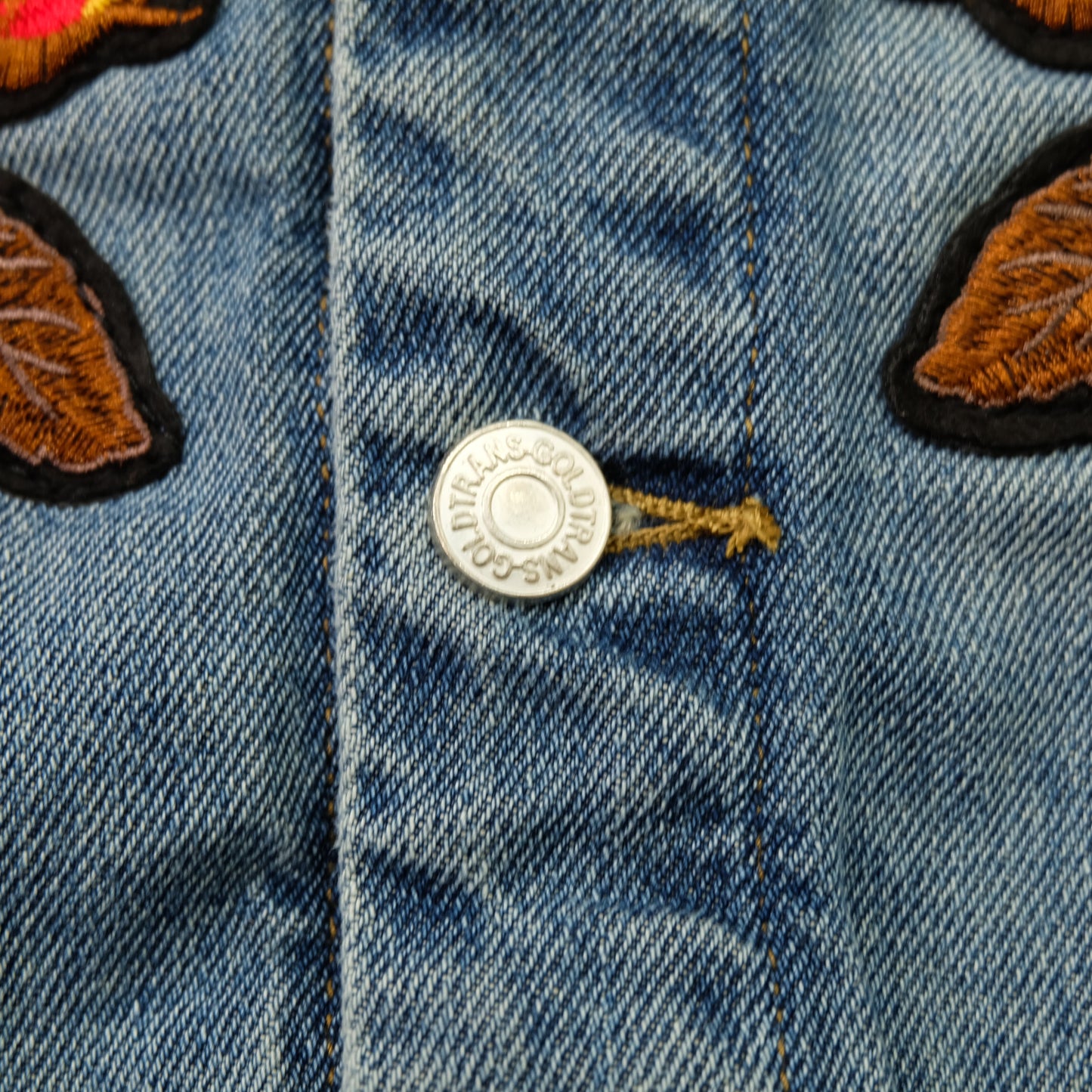 L’Aveugle Par Amour Tiger Embroidered Custom Patches Denim Jacket | Floral Butterfly Bird Patch Jean Trucker Jacket | Japanese Streetwear Style