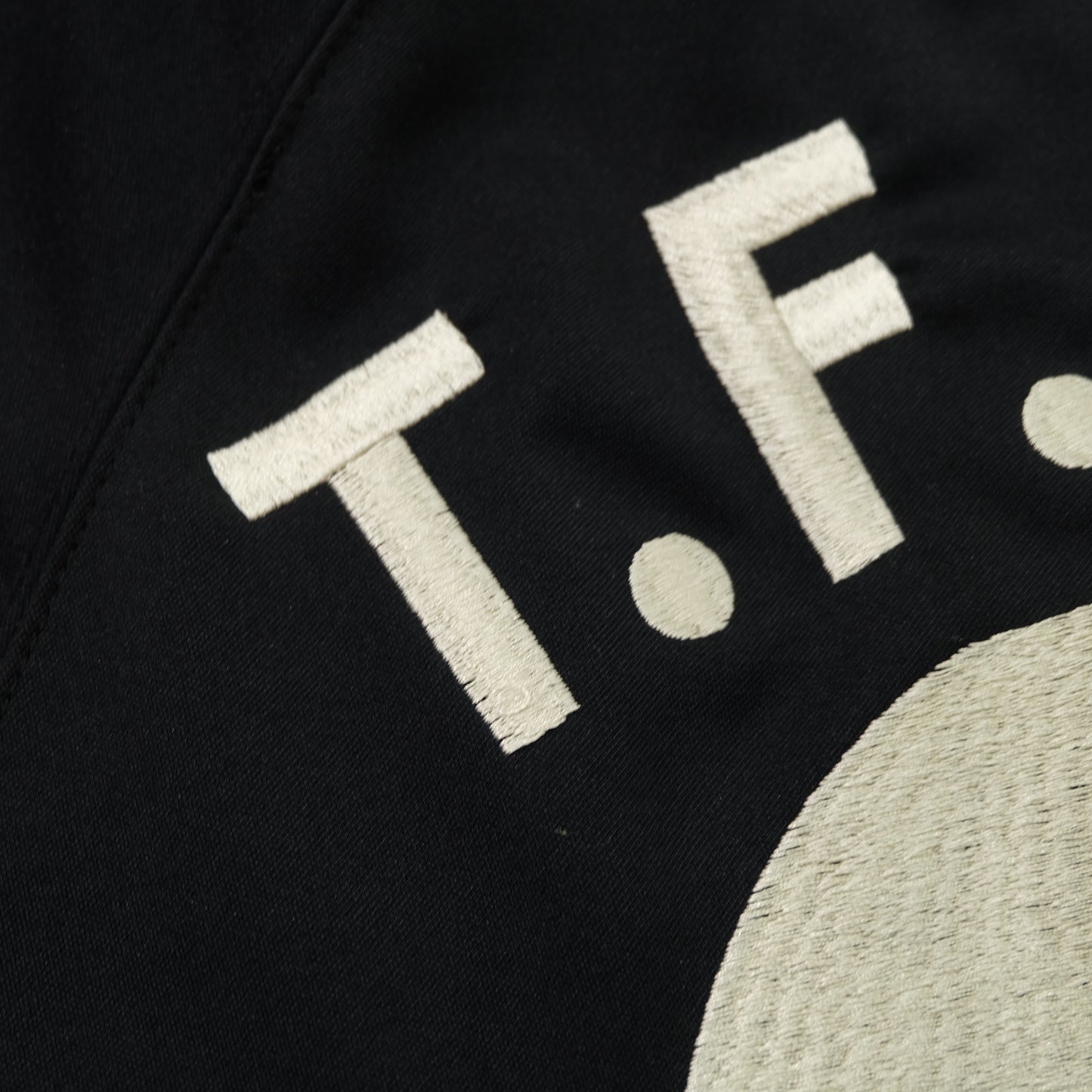 CROWS × CROPPED HEADS T.F.O.A Skull Crossbones Embroidered Black Track Jacket | The Front of Armament 武装戦線 Manga Streetwear | Size S