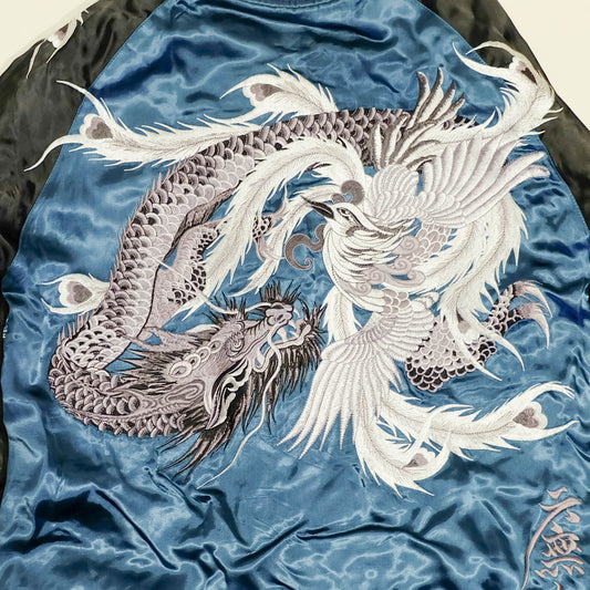 Rare CROWS × WORST Rokubujin Dragon Phoenix Reversible Sukajan Jacket L – Kizu Kyosuke & Bouya Harumichi Model