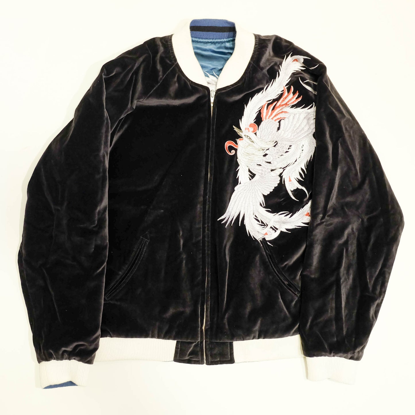 Rare CROWS × WORST Rokubujin Dragon Phoenix Reversible Sukajan Jacket L – Kizu Kyosuke & Bouya Harumichi Model