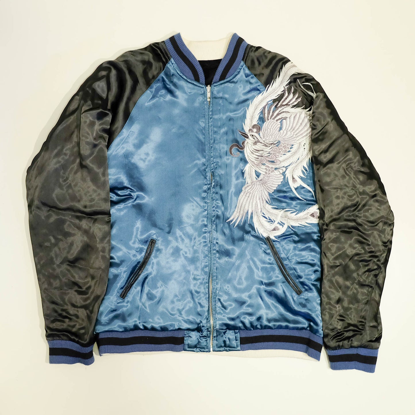 Rare CROWS × WORST Rokubujin Dragon Phoenix Reversible Sukajan Jacket L – Kizu Kyosuke & Bouya Harumichi Model