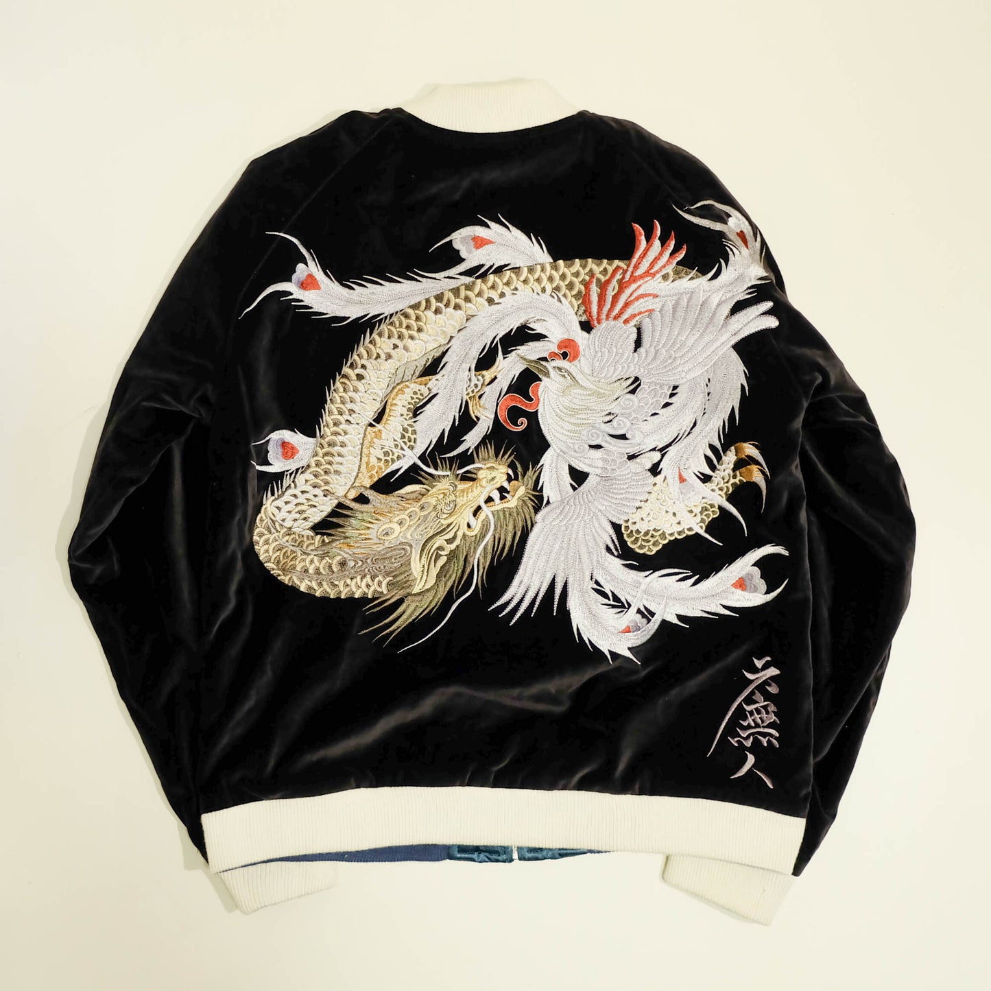 Rare CROWS × WORST Rokubujin Dragon Phoenix Reversible Sukajan Jacket L – Kizu Kyosuke & Bouya Harumichi Model