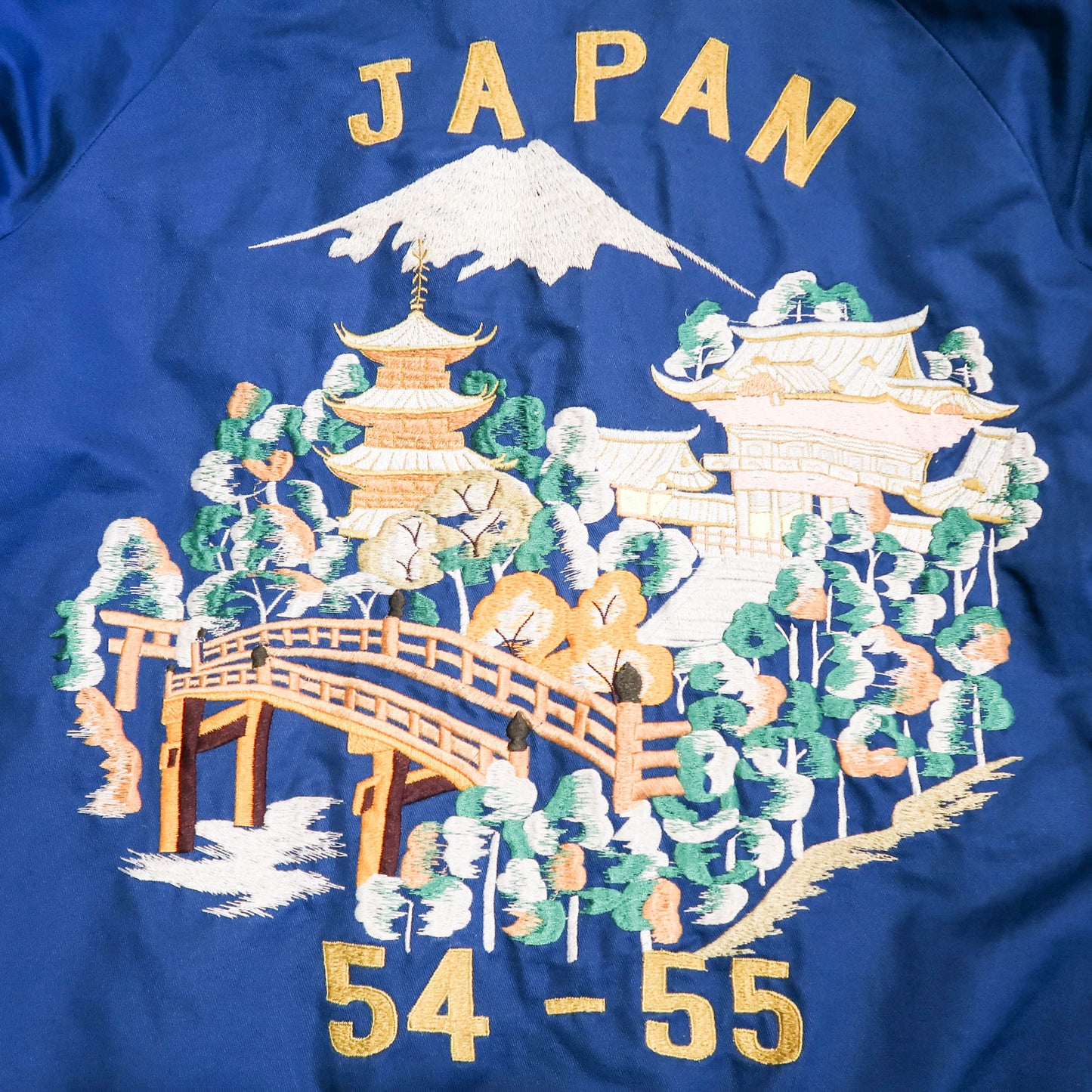 Rare Tailor Toyo U.S. Marines Iwo Jima Sukajan Reversible Japan 54-55 CHUCK Red Velvet Dragon Souvenir Jacket
