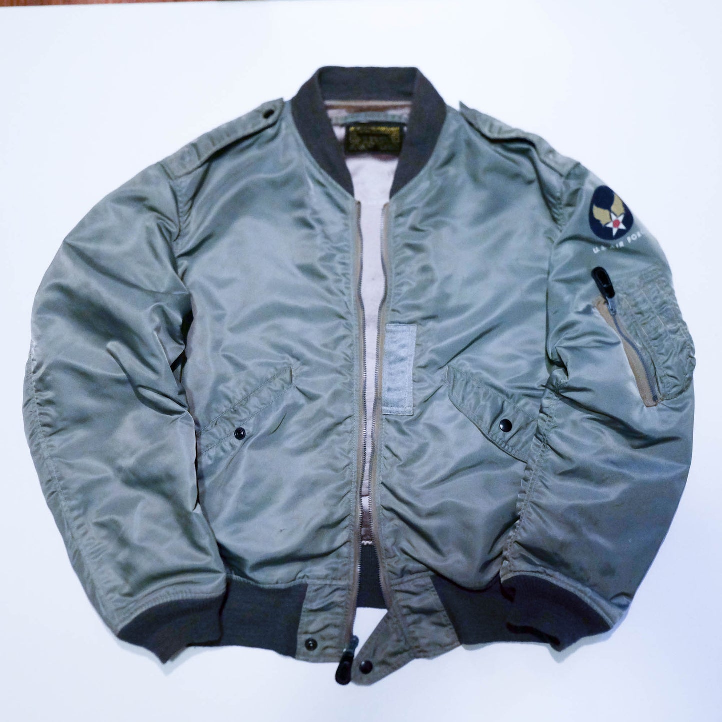 Vintage USAF L-2B Military Flight Jacket MIL-J-7448B Large
