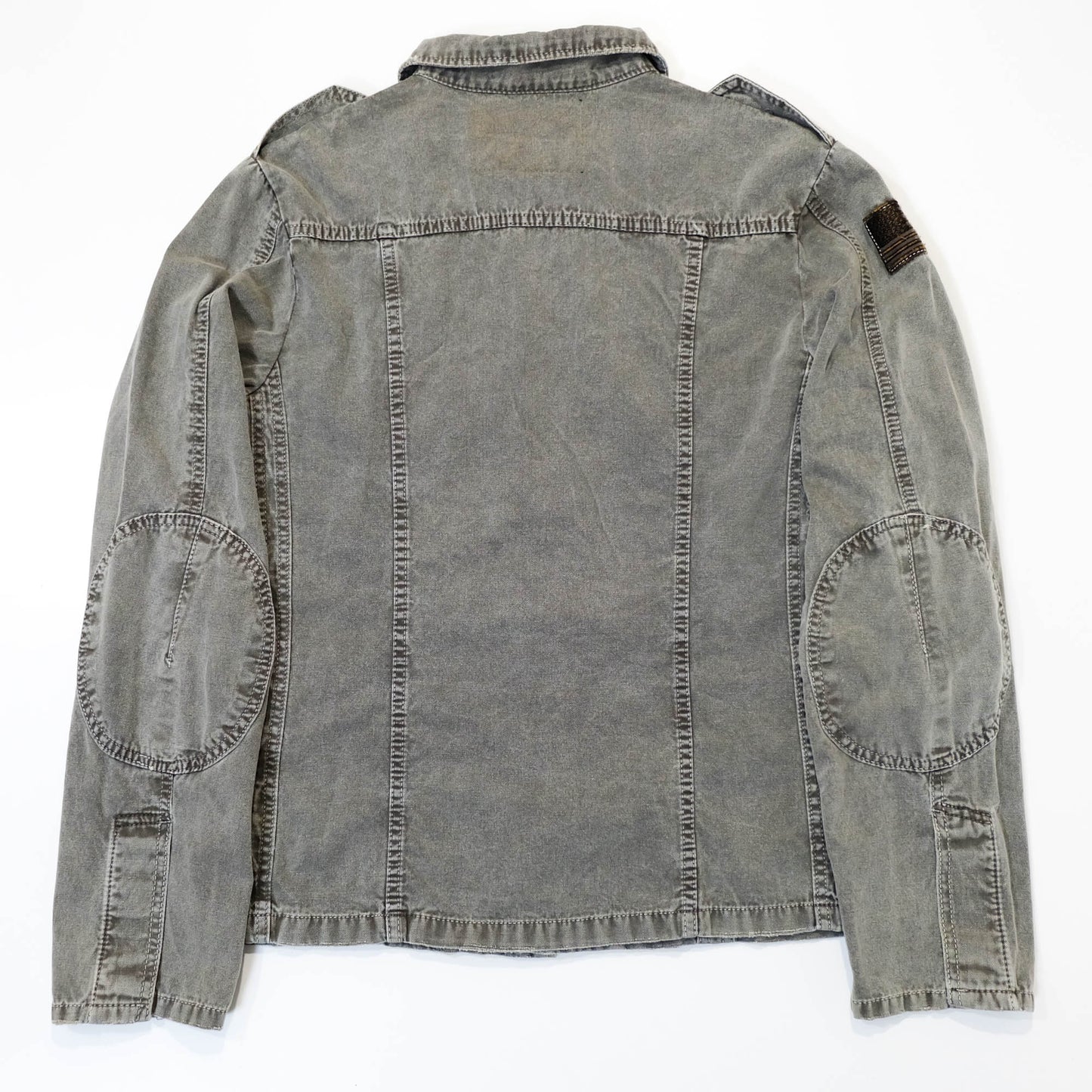 Cote Mer Military Camo Field Jacket - Japanese Designer Vintage Workwear Jacket / Tactical Utility Jacket / Distressed Army Inspired Outerwear