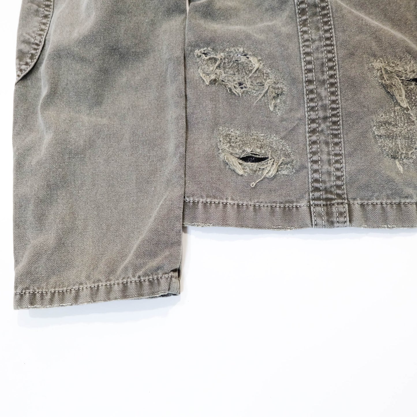 Cote Mer Military Camo Field Jacket - Japanese Designer Vintage Workwear Jacket / Tactical Utility Jacket / Distressed Army Inspired Outerwear
